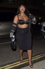 STEFFLON DON Arrives at Perfect Magazine X Valentine Party at London Fashion Week 09/18/2023