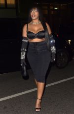 STEFFLON DON Arrives at Perfect Magazine X Valentine Party at London Fashion Week 09/18/2023