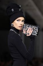 STELLA MAXWELL Walks Moschino SS24 Fashion Show in Milan 09/21/2023