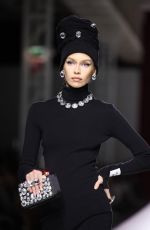 STELLA MAXWELL Walks Moschino SS24 Fashion Show in Milan 09/21/2023