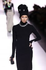 STELLA MAXWELL Walks Moschino SS24 Fashion Show in Milan 09/21/2023