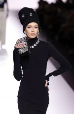 STELLA MAXWELL Walks Moschino SS24 Fashion Show in Milan 09/21/2023