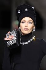 STELLA MAXWELL Walks Moschino SS24 Fashion Show in Milan 09/21/2023