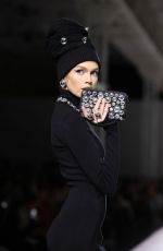 STELLA MAXWELL Walks Moschino SS24 Fashion Show in Milan 09/21/2023