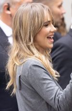 SUKI WATERHOUSE Arrives at Fendi Fashion Show in Milan 09/20/2023