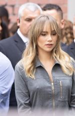 SUKI WATERHOUSE Arrives at Fendi Fashion Show in Milan 09/20/2023