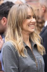 SUKI WATERHOUSE Arrives at Fendi Fashion Show in Milan 09/20/2023