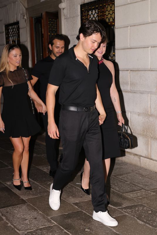 SYDNEY SWEENEY and Jonathan on a Double Date with LILI REINHART and Jack Martin in Venice 09/04/2023