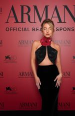 SYDNEY SWEENEY and SADIE SINK at Armani Beauty Dinner in Venice 09/01/2023