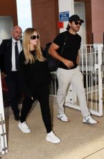 SYDNEY SWEENEY Leaves Marco Polo Airport in Venice 09/04/2023