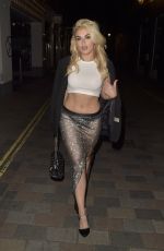 TALLIA STORM Out for Dinner in Covent Garden 09/02/2023