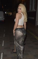 TALLIA STORM Out for Dinner in Covent Garden 09/02/2023