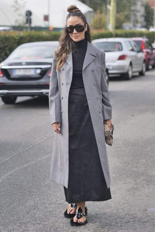 TAMARA KALINIC Arrives at Gucci Show at Milan Fashion Week 09/22/2023