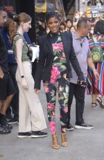 TAMRON HALL Arrives at Good Morning America Show in New York 09/06/2023