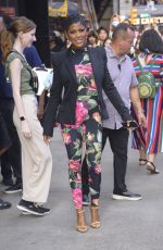 TAMRON HALL Arrives at Good Morning America Show in New York 09/06/2023