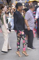 TAMRON HALL Arrives at Good Morning America Show in New York 09/06/2023