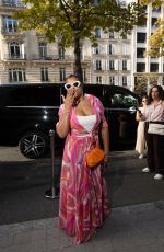 TARAJI P. HENSON Arrives at Her Hotel in Paris 09/28/2023