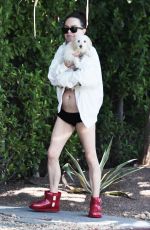 TARYN MANNING Out with Her Dog in Palm Springs 09/12/2023