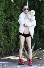 TARYN MANNING Out with Her Dog in Palm Springs 09/12/2023
