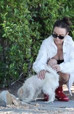 TARYN MANNING Out with Her Dog in Palm Springs 09/12/2023
