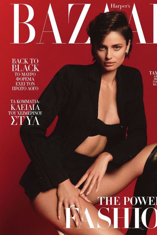 TAYLOR HILL on the Cover of Harper’s Bazar Greece, September 2023