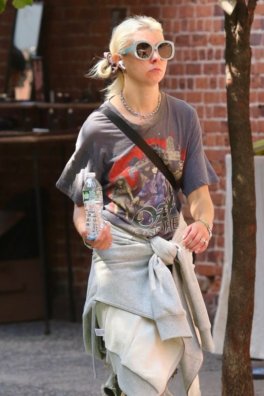 TAYLOR MOMSEN Leaves a Gym in New York 02/09/2023