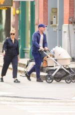 TAYLOR NEISEN and Liev Schreiber Out with Their Baby in New York 09/22/2023