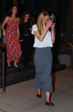 TAYLOR SWIFT and SOPHIE TURNER Out for Dinner at Hotel Barriere Fouquet