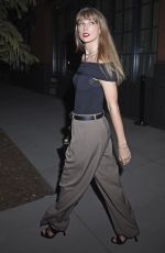 TAYLOR SWIFT and SOPHIE TURNER Out for Dinner at Hotel Barriere Fouquet