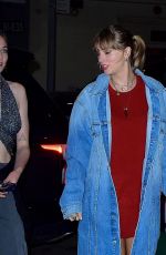 TAYLOR SWIFT and SOPHIE TURNER Out for Dinner at Via Carota in New York 09/19/2023
