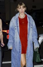 TAYLOR SWIFT and SOPHIE TURNER Out for Dinner at Via Carota in New York 09/19/2023