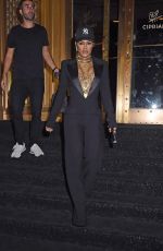 TEYANA TAYLOR Leaves PrettyLittleThing Event at Cipriani in New York 09/05/2023