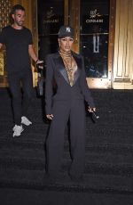 TEYANA TAYLOR Leaves PrettyLittleThing Event at Cipriani in New York 09/05/2023