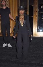 TEYANA TAYLOR Leaves PrettyLittleThing Event at Cipriani in New York 09/05/2023