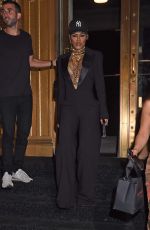 TEYANA TAYLOR Leaves PrettyLittleThing Event at Cipriani in New York 09/05/2023