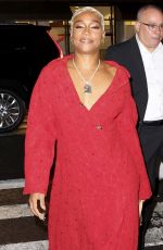 TIFFANY HADDISH Arrives at Tory Burch Fashion Show in New York 09/11/2023