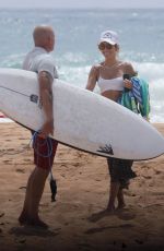 TISH CYRUS and Dominic Purcell on Their Honeymoon in Hawaii 09/04/2023