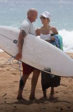 TISH CYRUS and Dominic Purcell on Their Honeymoon in Hawaii 09/04/2023