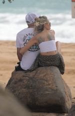 TISH CYRUS and Dominic Purcell on Their Honeymoon in Hawaii 09/04/2023
