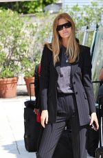 TONI GARRN Arrives at Venice Lido 08/31/2023