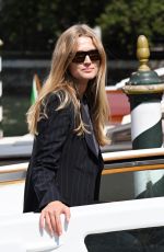 TONI GARRN Arrives at Venice Lido 08/31/2023