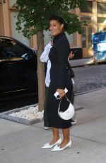 TRACEE ELLIS ROSS Arrives and Leaves Crosby Street Hotel in New York 09/20/2023