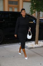 TRACEE ELLIS ROSS Arrives and Leaves Crosby Street Hotel in New York 09/20/2023
