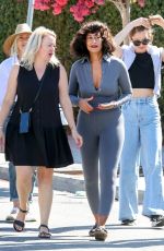 TRACEE ELLIS ROSS in a Grey Bodysuit After a Photoshoot 09/06/2023