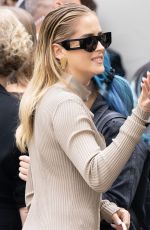 VALENTINA FERRAGNI Arrives at Fendi Fashion Show in Milan 09/20/2023