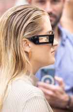 VALENTINA FERRAGNI Arrives at Fendi Fashion Show in Milan 09/20/2023