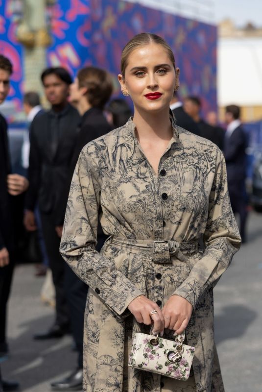 VALENTINA FERRAGNI at Christian Dior Womenswear Spring/summer 2024 Show at Paris Fashion Week 09/26/2023