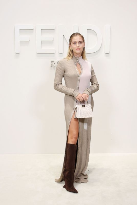 VALENTINA FERRAGNI at Fendi Spring/summer 2024 Fashion Show in Milan 09/20/2023