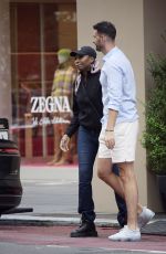 VENUS WILLIAMS and Jannik Freese Out in New York 09/10/2023
