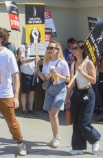 VICTORIA PEDRETTI at SAG Strike at Paramount Studios in Hollywood 09/08/2023